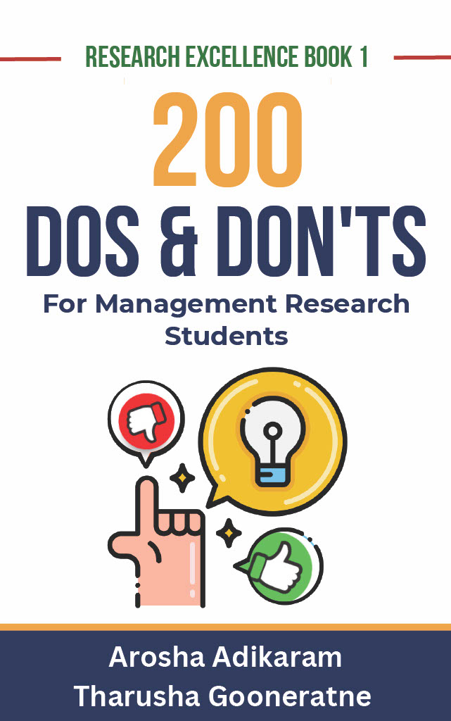 200 Do’s and Don’ts For Management Research Students Book Cover